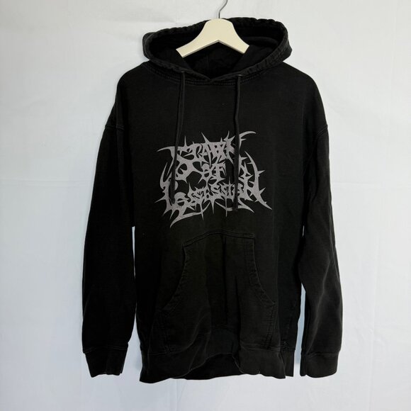 Spawn of Possession Cabinet Sweatshirt Hooded Hoodie Black Men's Size Large